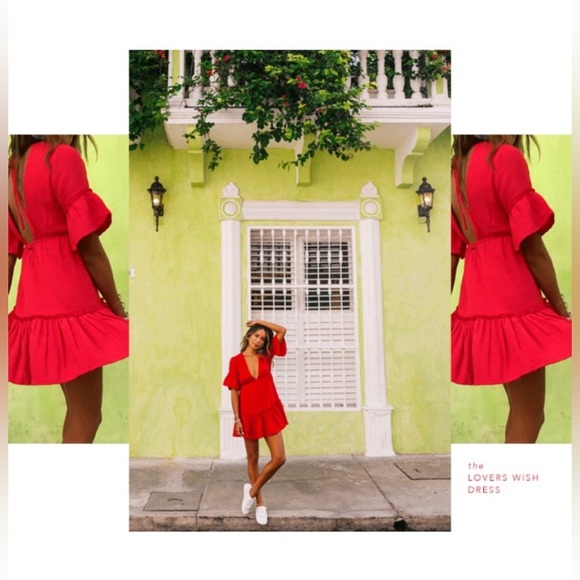 Billabong x Sincerely Jules ❤️ Lover’s Wish Open-Back Summer Dress ☀️🌴 - Picture 4 of 15